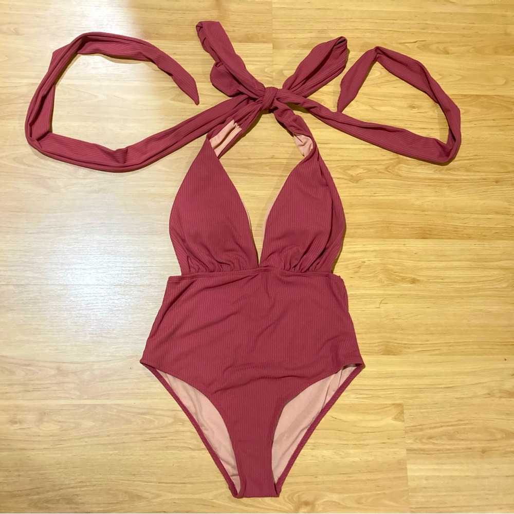 Tie swimsuit